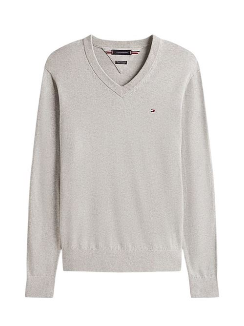 pima org ctn cashmere v neck Tommy Hilfiger | MW0MW28047P01.P01
